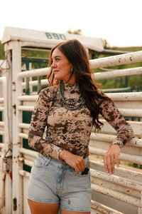 Charlie B - Countryside Mock Neck Top