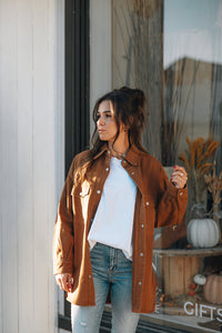 Brunette The Label Shania Jacket-Chesnut