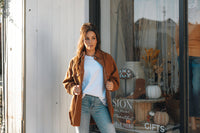 Brunette The Label Shania Jacket-Chesnut
