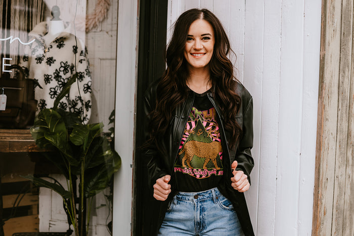 Gentle Fawn Grenadine Vegan Leather Jacket
