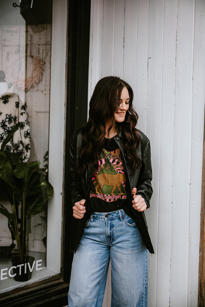 Gentle Fawn Grenadine Vegan Leather Jacket