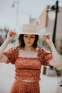 Lack of Color Spencer Boater Hat - L / 59 CM