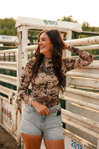 Charlie B - Countryside Mock Neck Top
