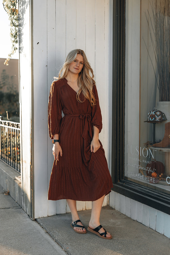 Gentle Fawn Monroe Dress - Mahogany