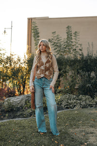 Mystree Embroidered Corduroy Vest