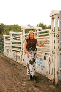Cowprint Queen Skirt