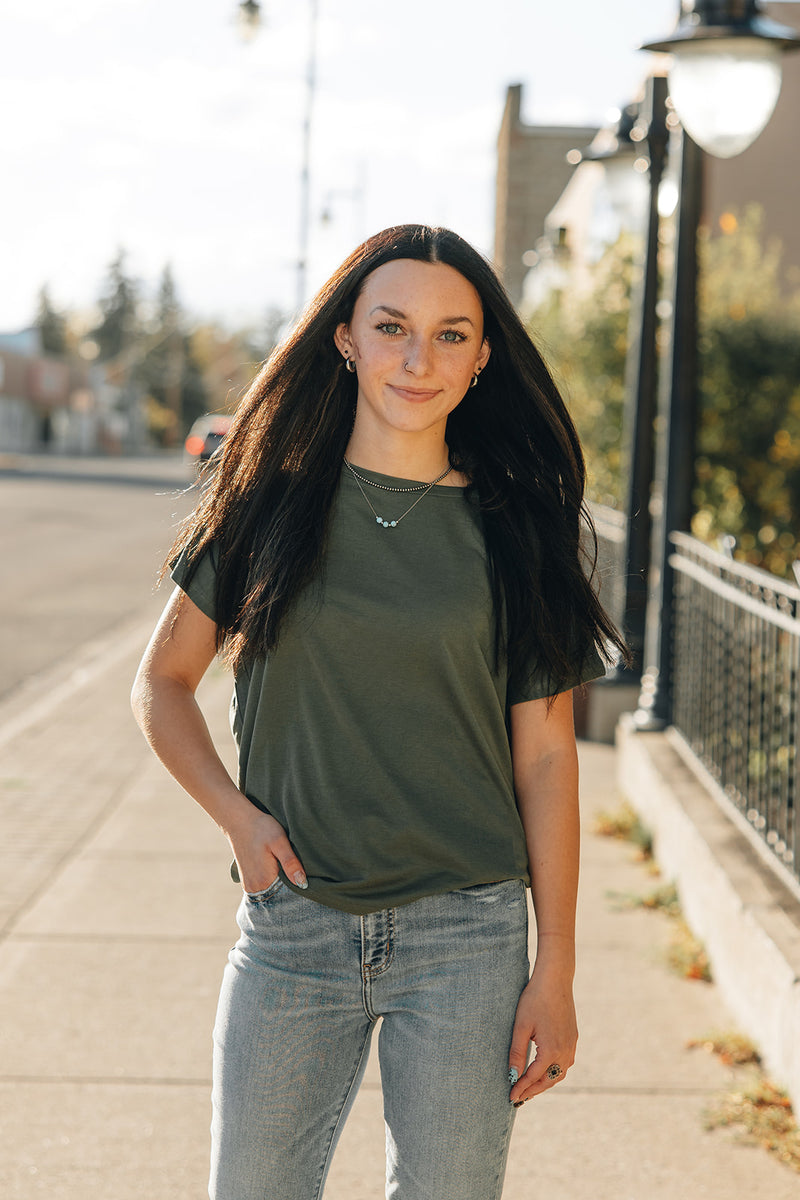 Mavi Short Sleeve Tee - Thyme