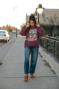 Girl Dangerous Cowboy Boots Sweater