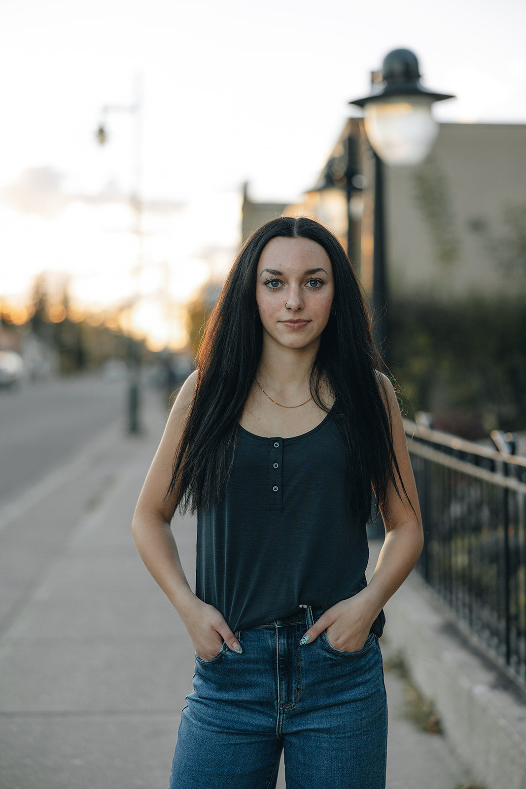 Mavi Jersey Tank - Navy