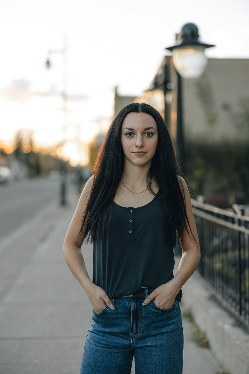 Mavi Jersey Tank - Navy