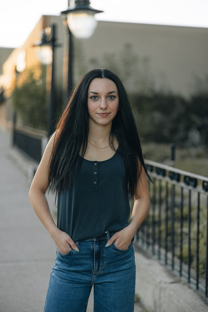 Mavi Jersey Tank - Navy