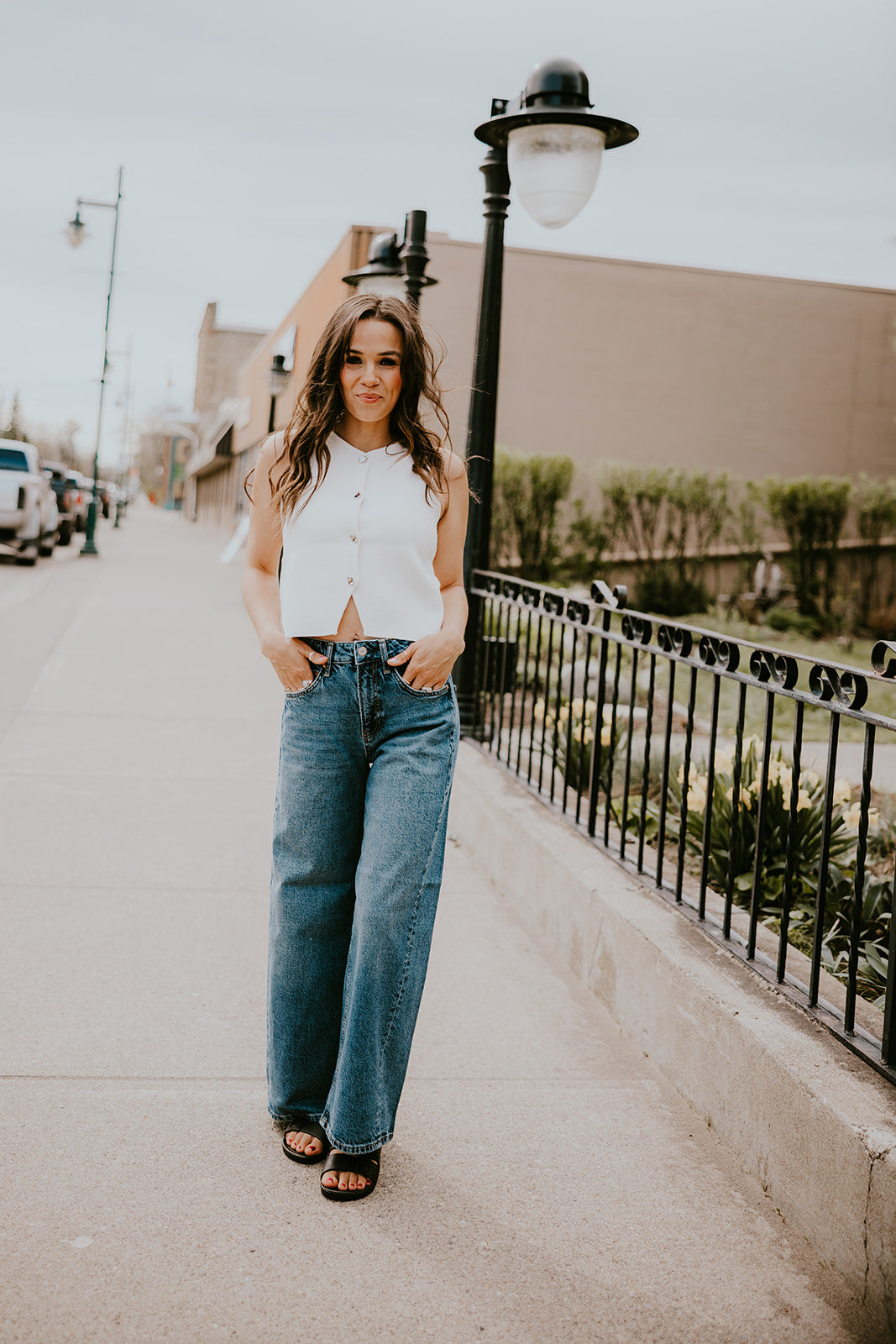 【COSYHARU】Ford Vintage Washing Long Wide Denim BOTTOMS – Small Town Collective