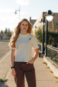 Rose Sequin Knitted Tee