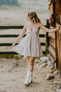 Gingham Mini Dresss