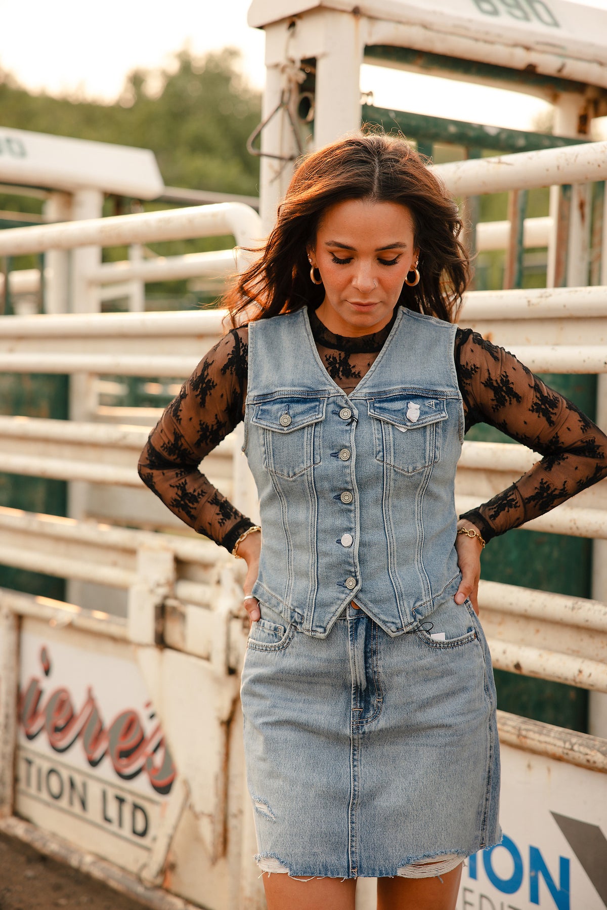 Kickin Rocks Denim Skirt