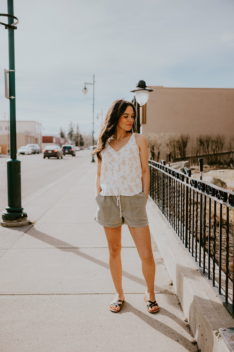 Z Supply Summerland Twill Short - Sage