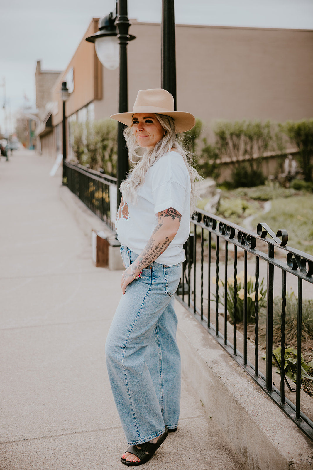 【COSYHARU】Ford Vintage Washing Long Wide Denim BOTTOMS – Small Town Collective