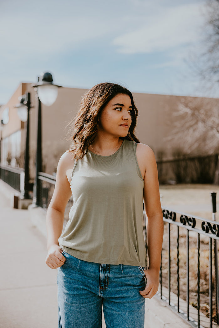 Diana Tank-Matcha