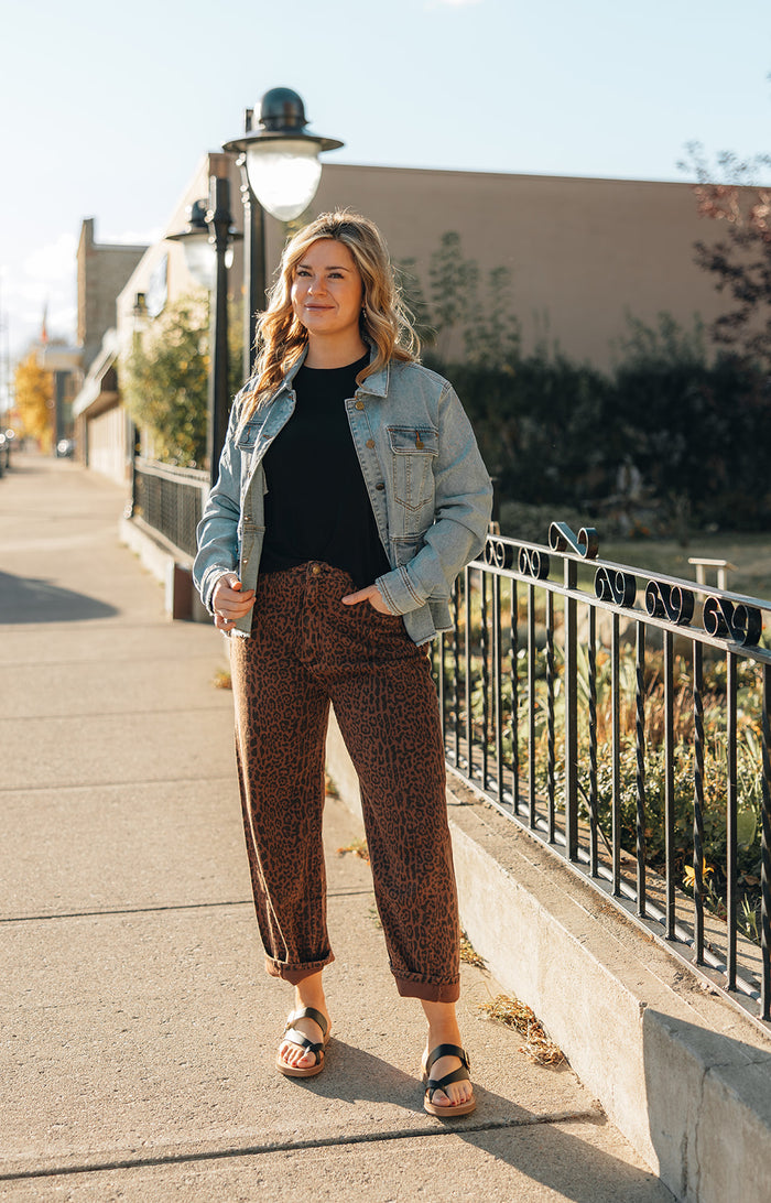 Mystree Washed Denim Peplum Jacket