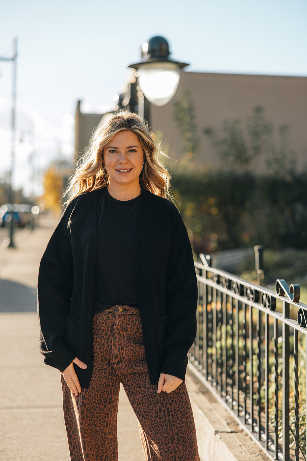 Black Oversize Cardigan
