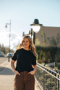 Gentle Fawn Jaxon Tee -Black