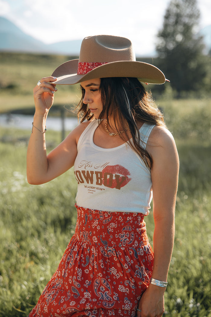 Kiss Me Cowboy Tank