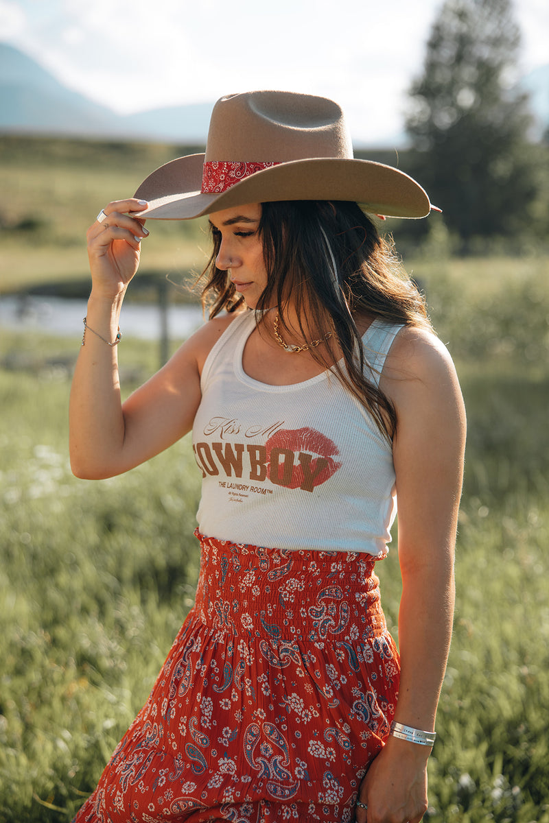 Kiss Me Cowboy Tank