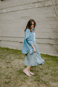 Orb Lina Eyelet Midi Skirt