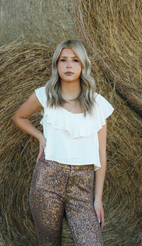 Dive Bar Cropped Blouse