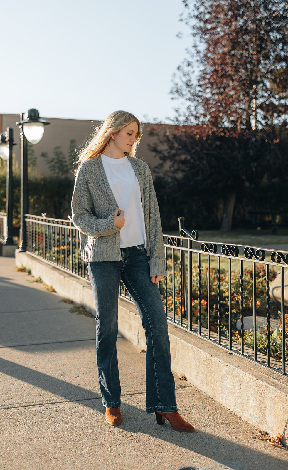 Lightweight Knit Cardi - Mint