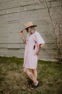 Brunette the Label Tiered Tee Dress