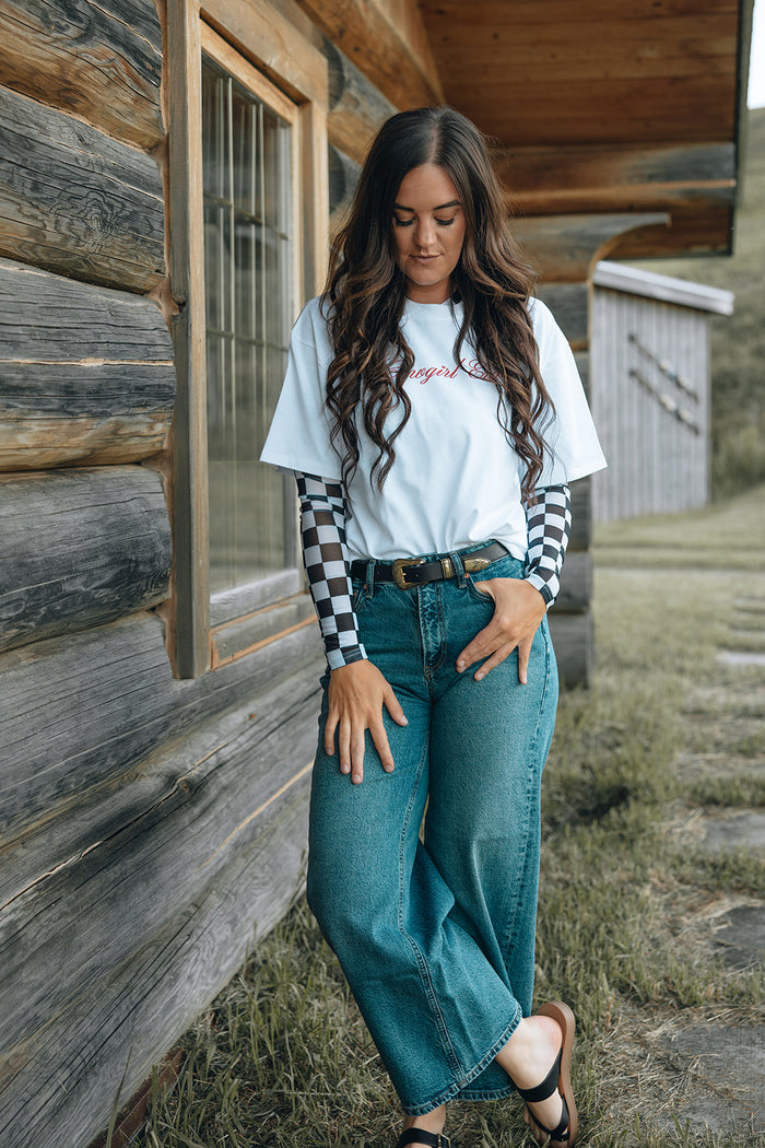 Brunette The Label Cowgirl Era Boxy Tee