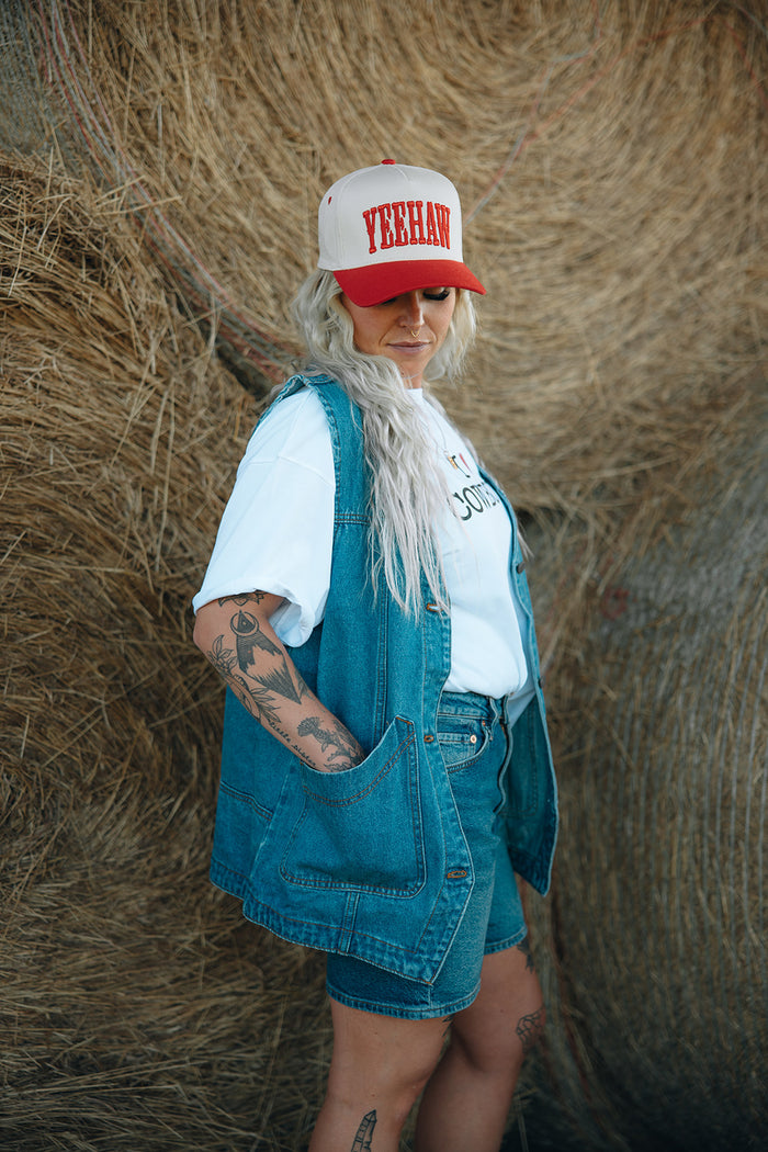 Aces High Denim Vest