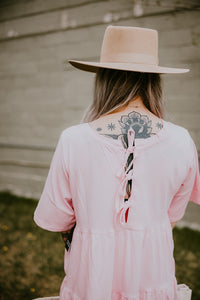 Brunette the Label Tiered Tee Dress