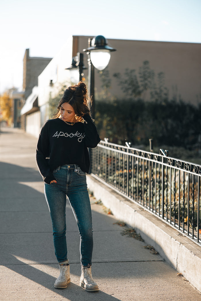 Spooky Sweater - Black