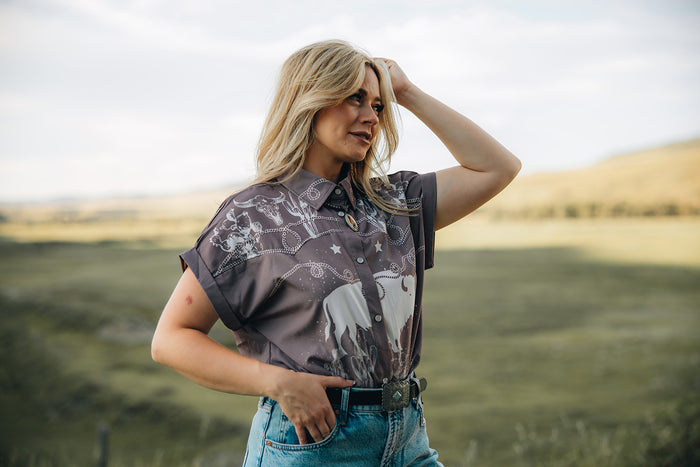 Buffalo Girls Embroidered Top