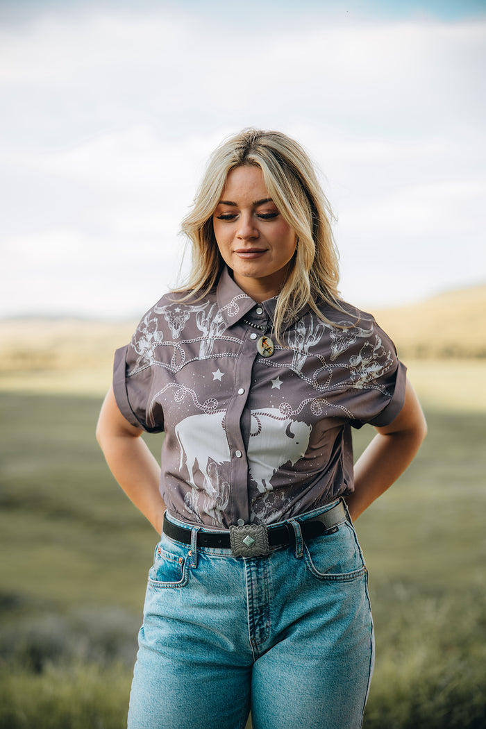 Buffalo Girls Embroidered Top