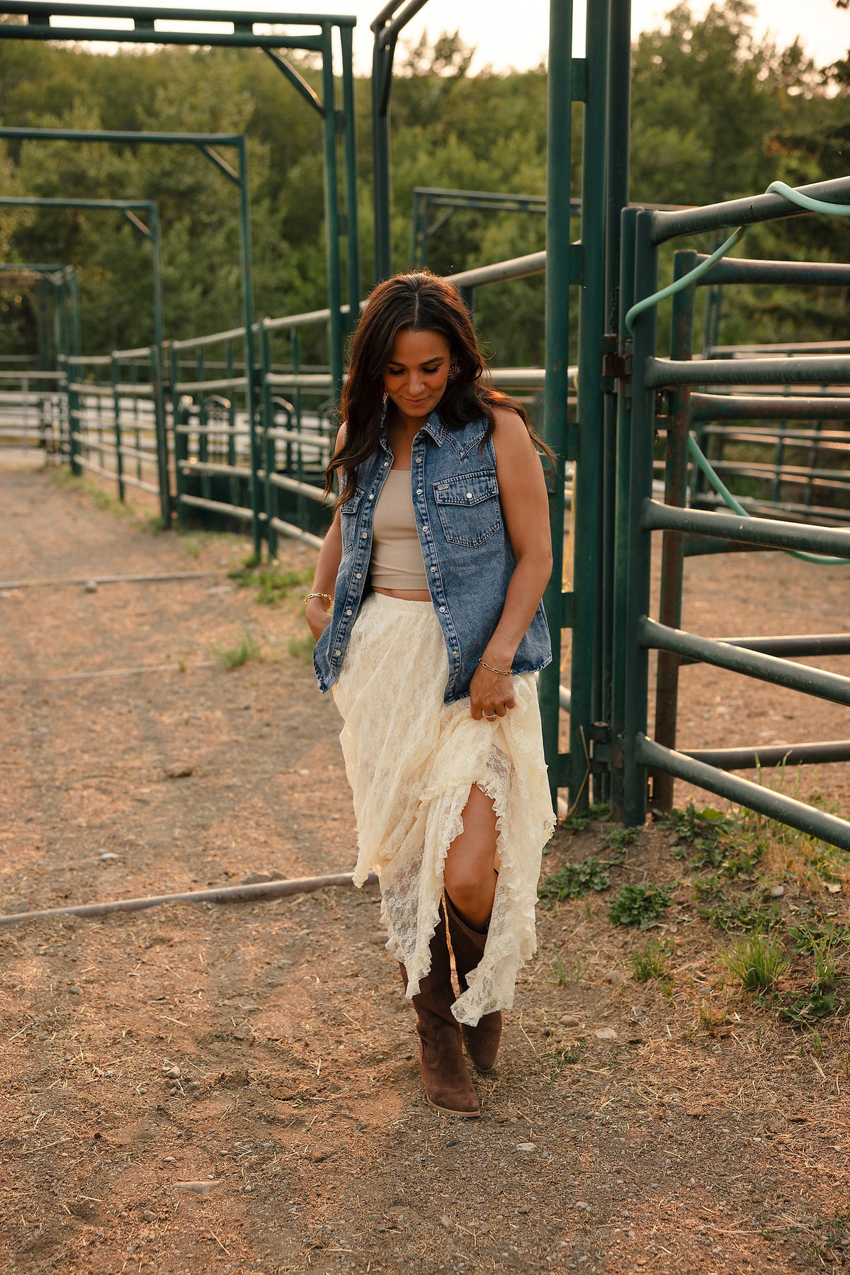 Prairie Fields Lace Skirt