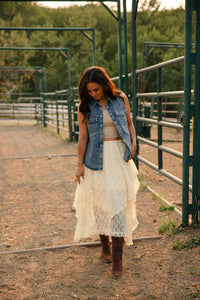 Prairie Fields Lace Skirt