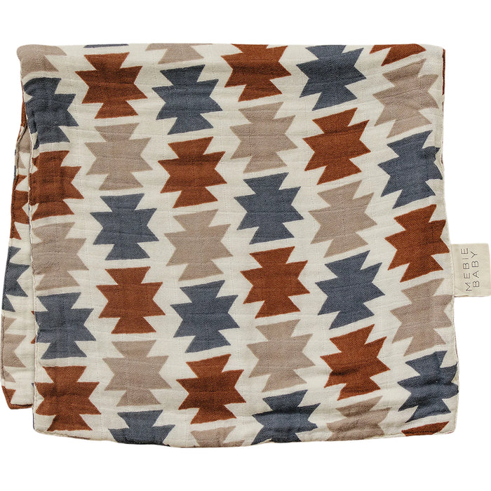 Mebie Baby Western Aztec Muslin Burp Cloth