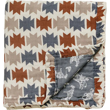 Mebie Baby Wild West Muslin Quilt