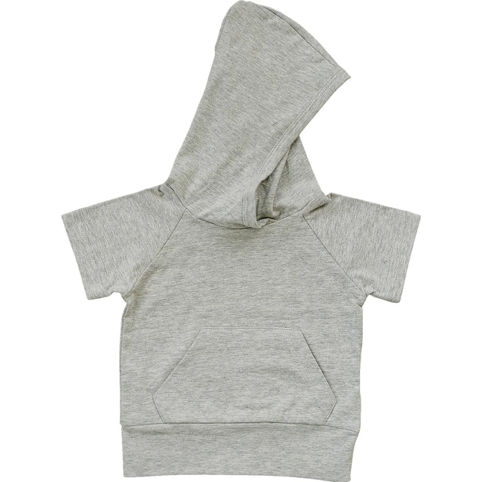 Mebie Baby Hooded Tee - Grey