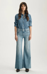 Mavi-Grace Bleached Classic Blue Jeans