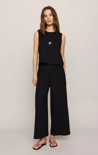 Z Supply Cotton Jersey Pant - Black