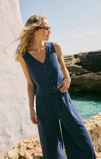 Z Supply Scout Jersey Denim Tank