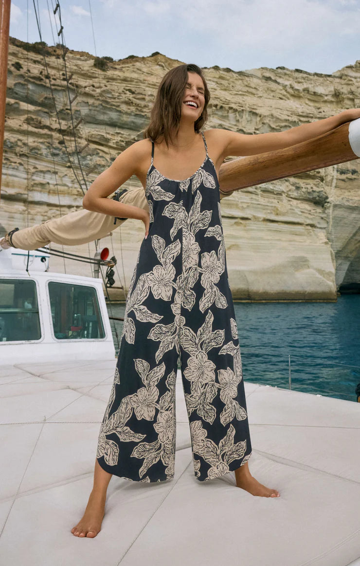 Z Supply Asha Floral Jumpsuit