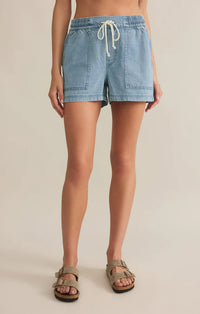 Z Supply Summerland Denim Shorts - Denim