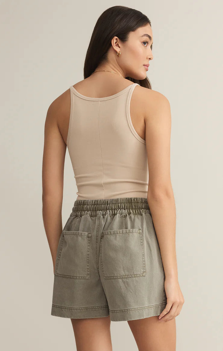 Z Supply Summerland Twill Short - Sage