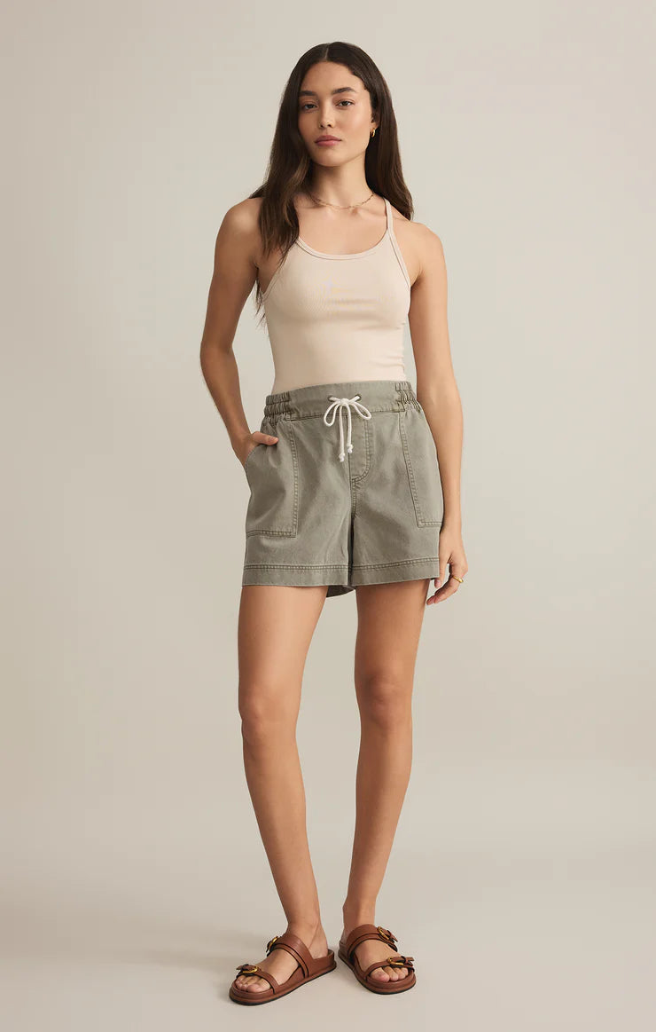 Z Supply Summerland Twill Short - Sage