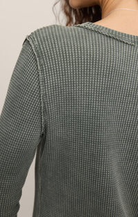 Z Supply Arlet Mini Thermal Top - Monstera